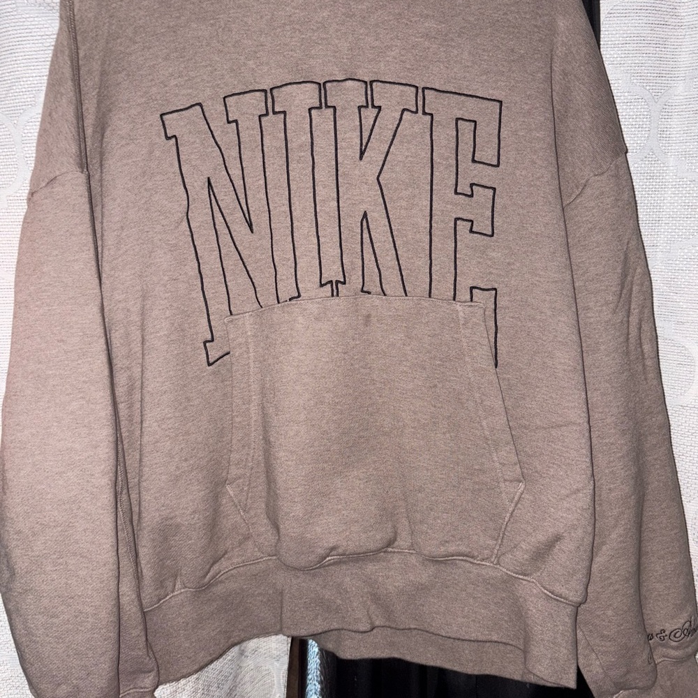 Nike Men's Tan Crewneck Sweater